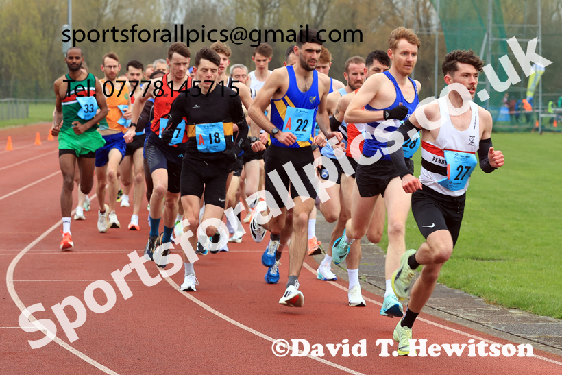 Senior Mens 12 Stage Road Relay, 2026 Northern Mens 12 and Womens 6 Stage Road Relays and Young Athletes 5k, Sheepmount Stadium, Carlisle. Photo: David T. Hewitson/Sports for All Pics